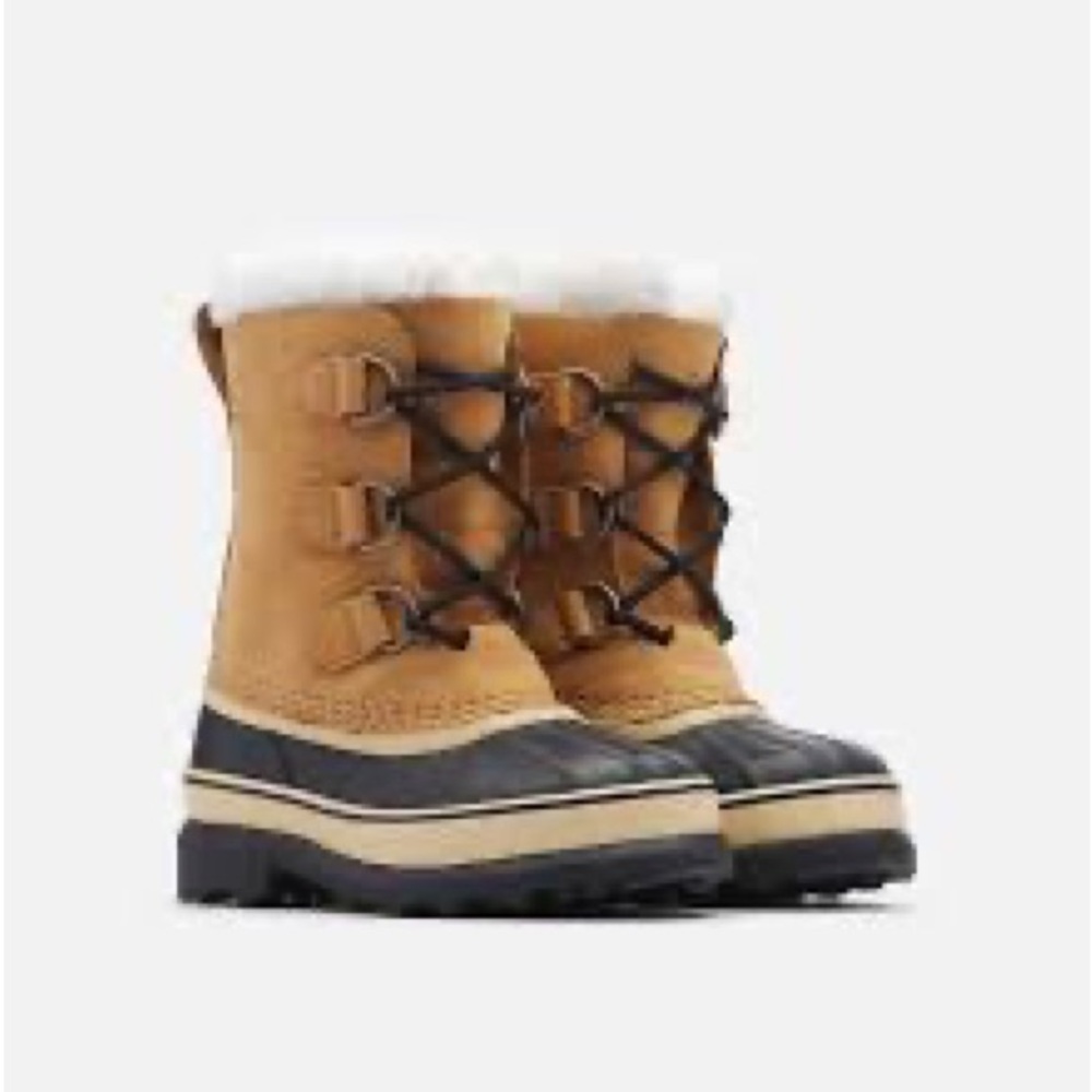 Winter Boots by Sorel in tan & black